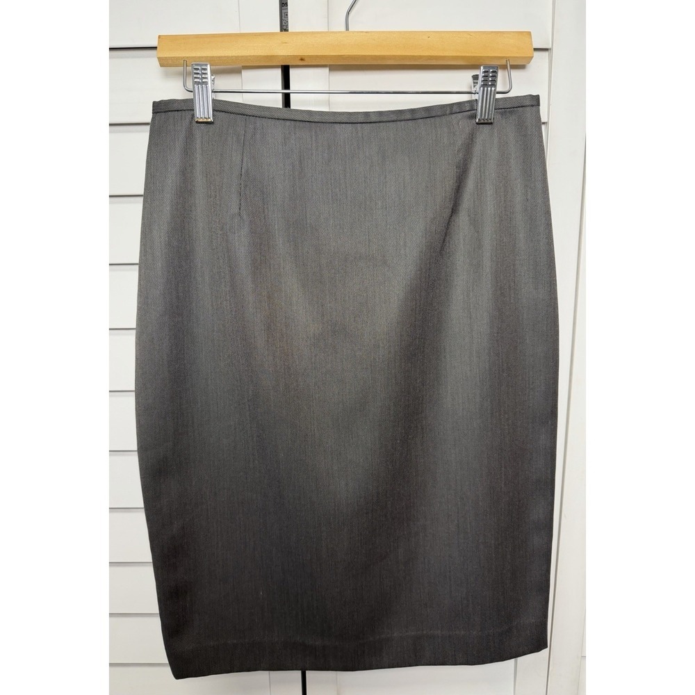 Calvin Klein Pencil Skirt Minimalist Career Office Women's Size 4 Gray
